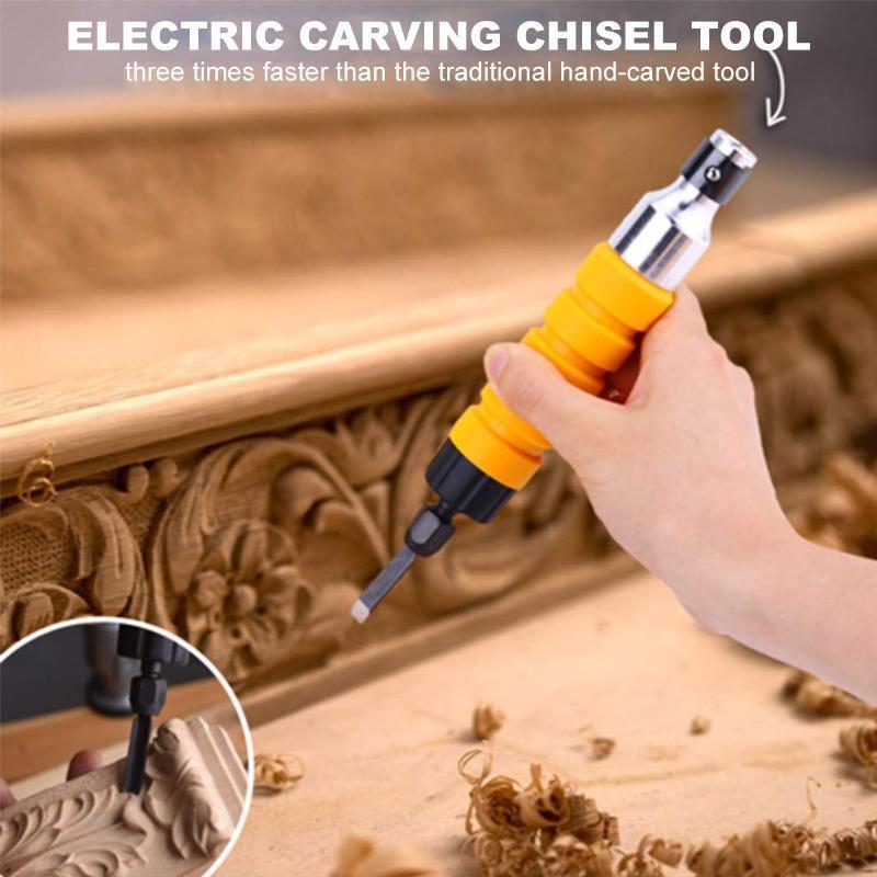 Woodworking Carving Chisel Electric Engraving Machines Tool Kit