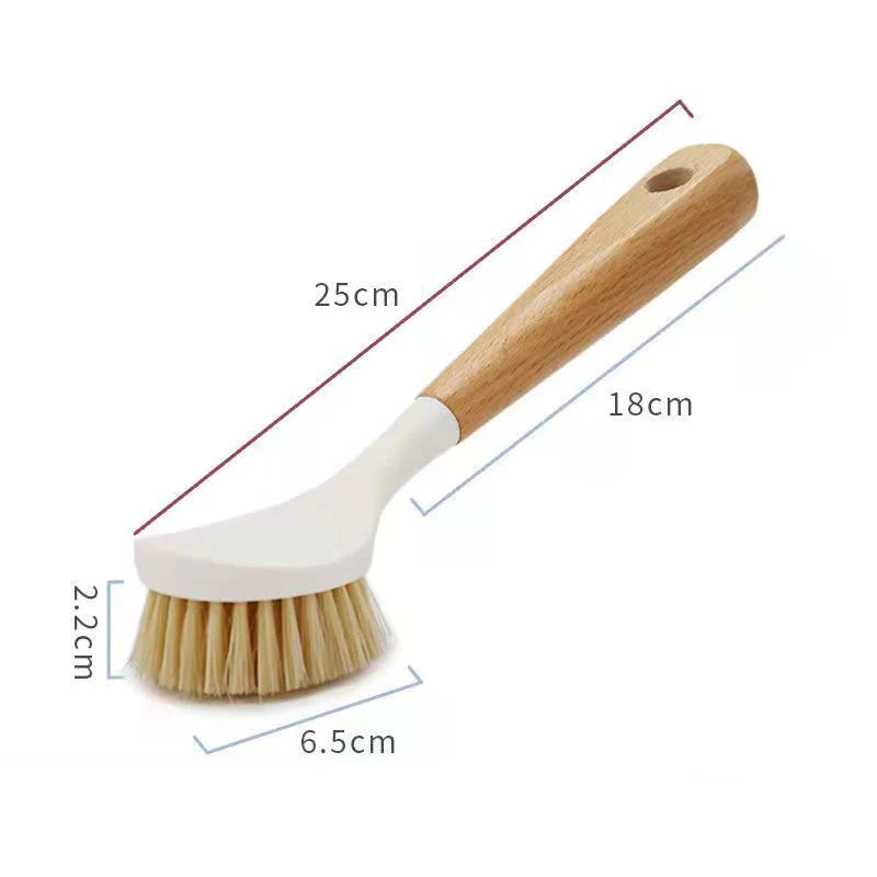 Wooden Handle Pan Brush