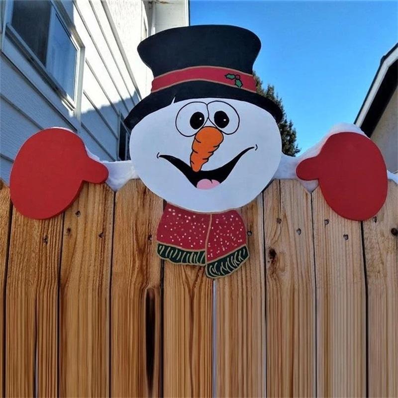 Themed Fence Decoration For Halloween and Christmas!