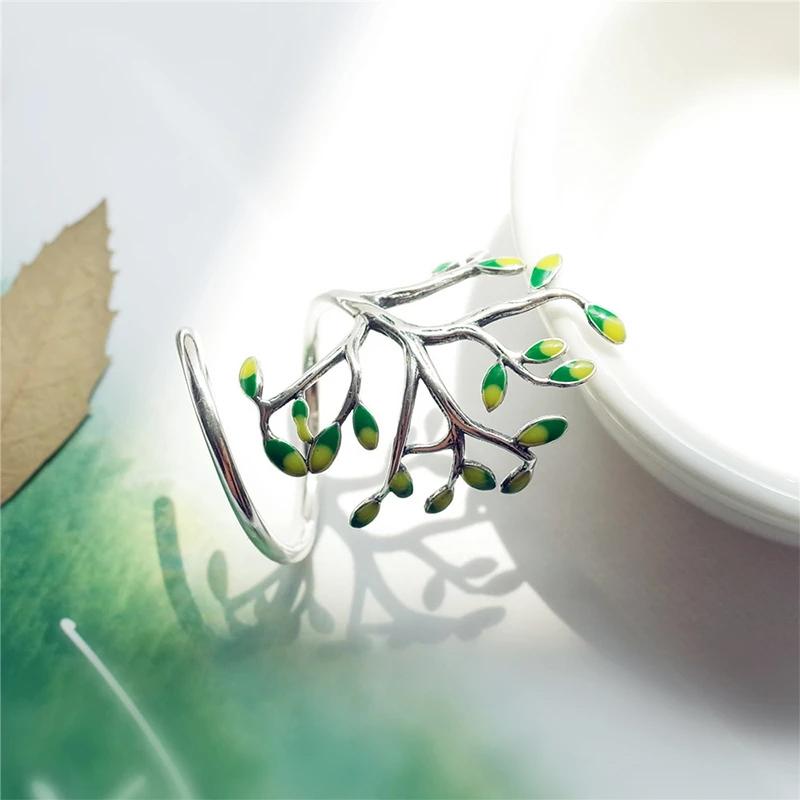 Adjustable Tree Leaf Branch Ring