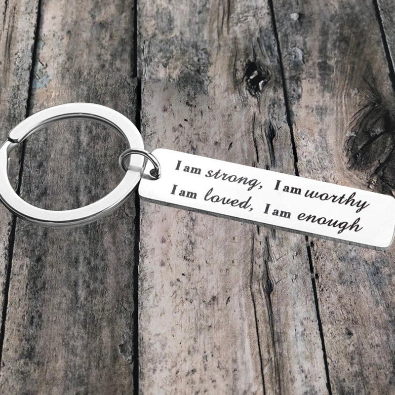 Strong and Worthy Identity Keychain