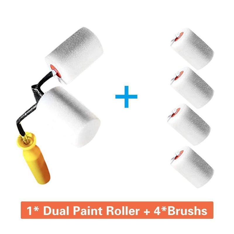 Roll-All Dual Paint Roller for Painting Fencing & Poles & Corners