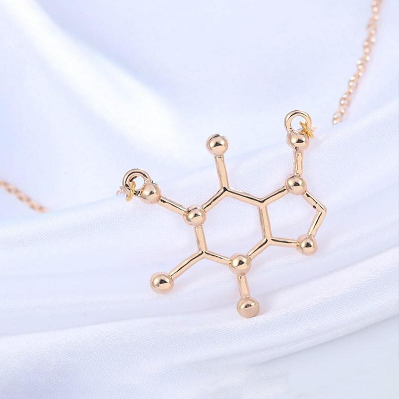 Chemical Molecule Pendant Necklace
