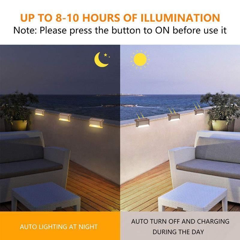 Innovative outdoor waterproof solar embedded light