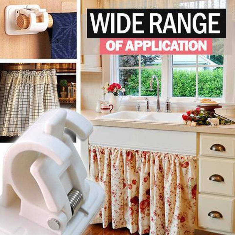 Pre-Sale Nail-free Adjustable Rod Bracket Holders (2pcs)