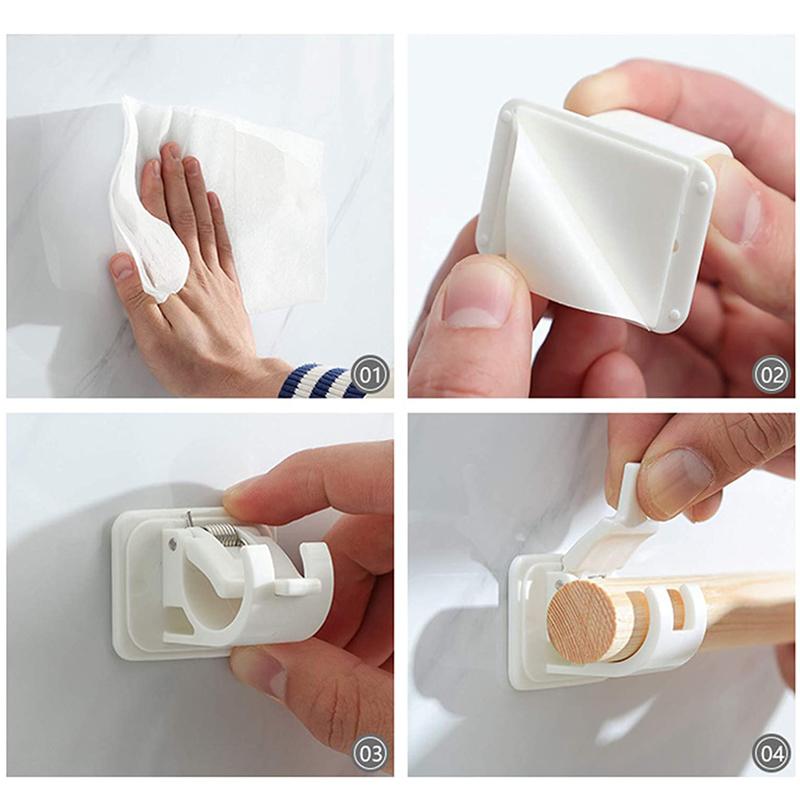 Pre-Sale Nail-free Adjustable Rod Bracket Holders (2pcs)