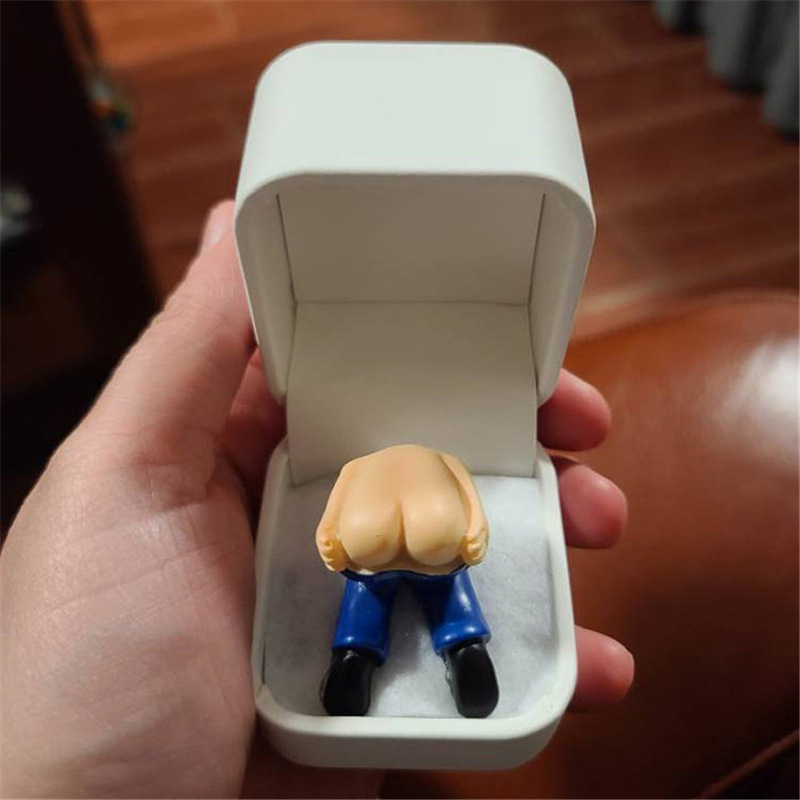 Farting Butt Engagement Ring Box