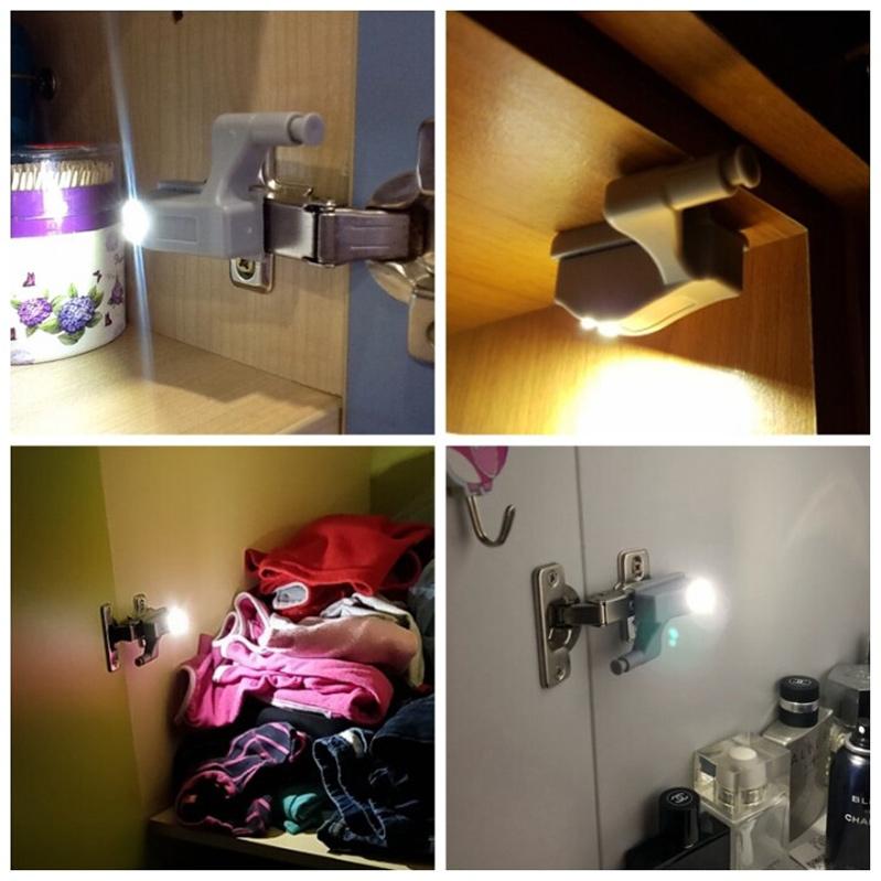 Inner Hinge LED Sensor Light For Kitchen Bedroom(10 pcs)