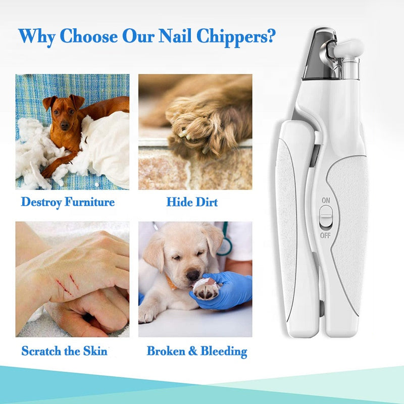 Professional LED Light Pet Nail Clippers