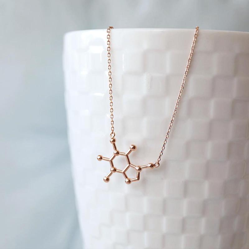 Chemical Molecule Pendant Necklace