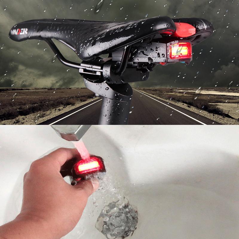 Bicycle Rear Light Remote Control Alarm Lock
