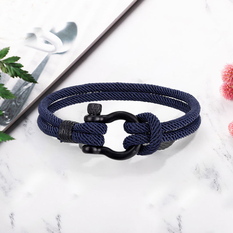 Nautical Braided Rope Bracelet (Gift Card Included)