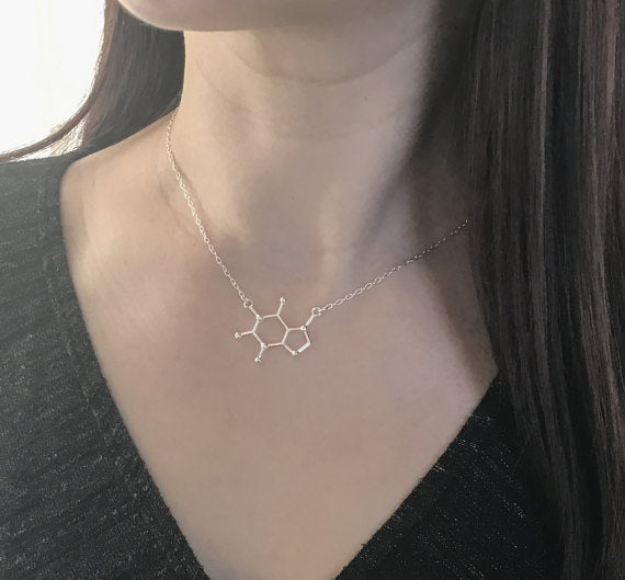 Chemical Molecule Pendant Necklace