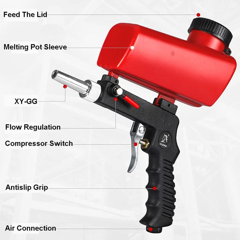 Portable Premium Gravity Sandblaster Kit