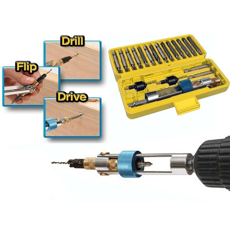 20 Pcs Drill Driver Screwdriver Set -High Speed Alloyed Steel