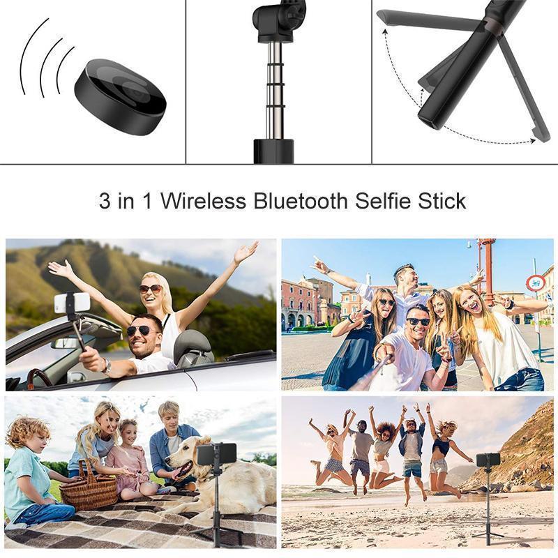 3 in 1 Wireless Bluetooth Selfie Stick