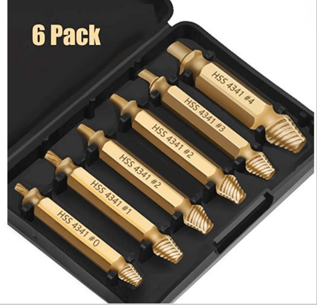 Broken screw extractor (6pcs)