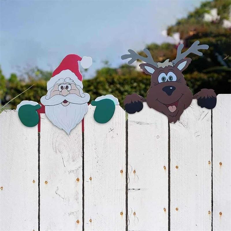 Themed Fence Decoration For Halloween and Christmas!