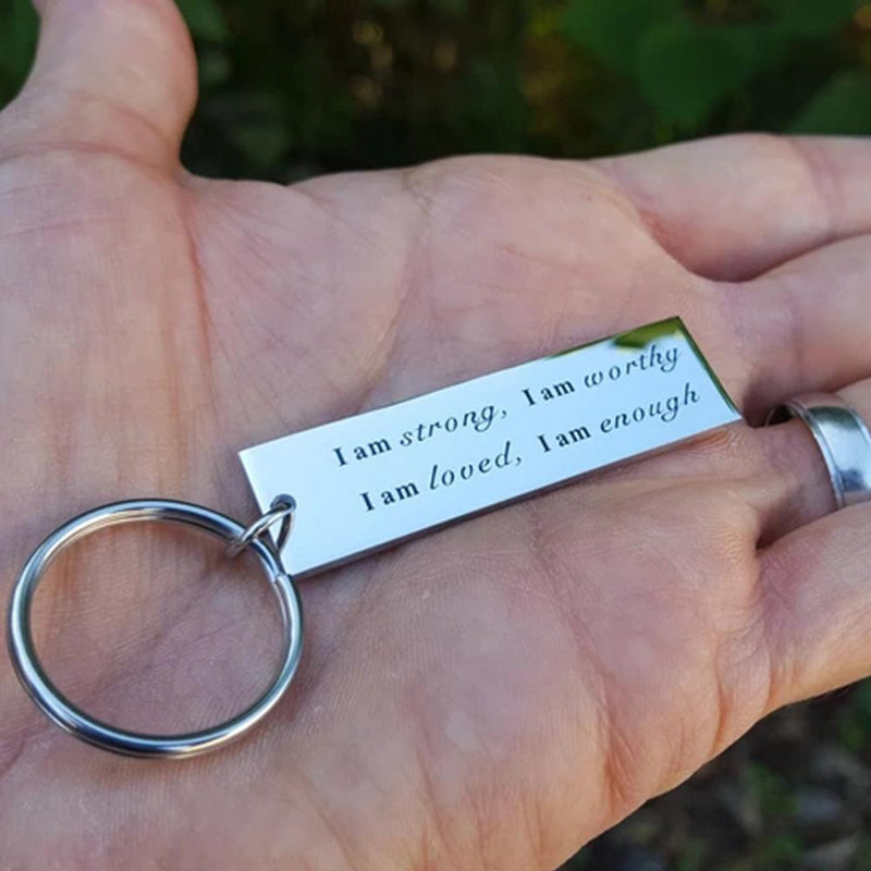 Strong and Worthy Identity Keychain
