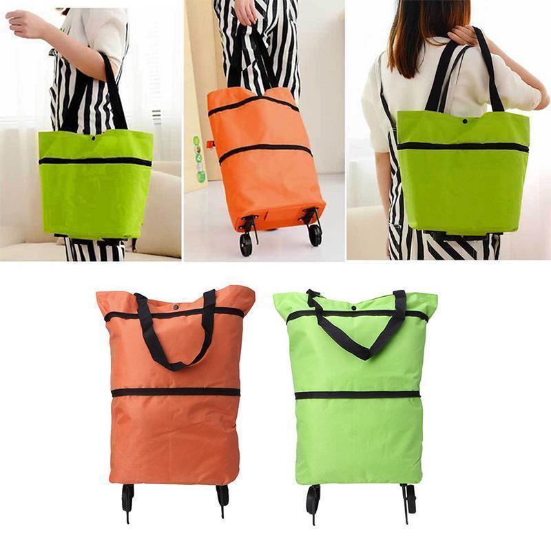 2 In 1 Foldable Eco-friendly Shopping Cart