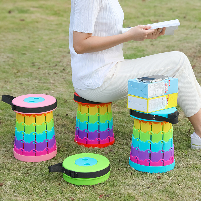 (🎁EARLY CHRISTMAS PROMOTION)RETRACTABLE FOLDING STOOL