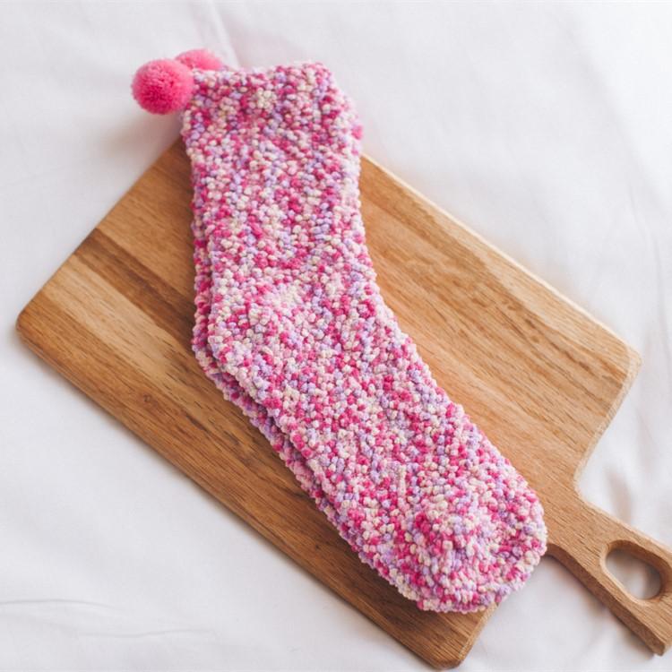 ❄Cute Winter Cupcake fluffy comfy Slippers Socks