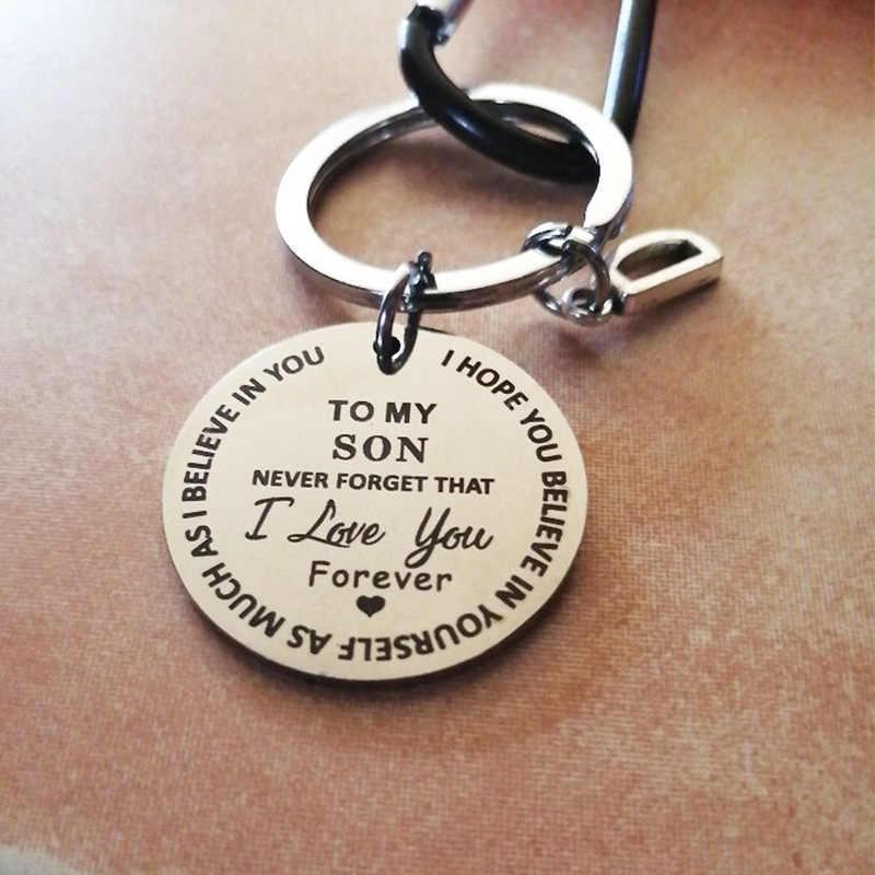 Sank® TO MY SON/DAUGHTER Keychain