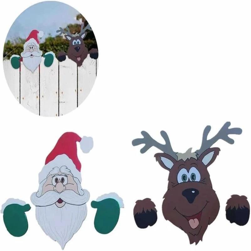 Themed Fence Decoration For Halloween and Christmas!