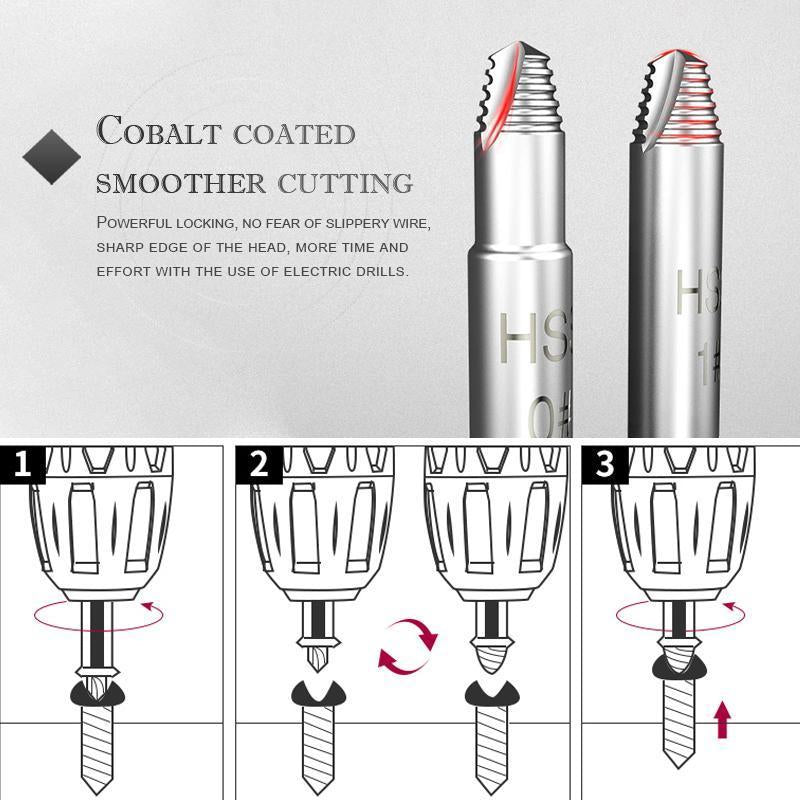 Screw Extractor(4 Pcs/5pcs/6pcs)