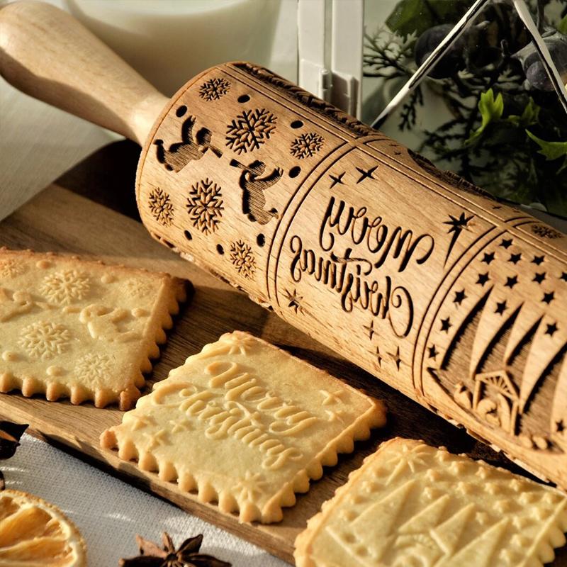 Merry Christmas Rolling Pin