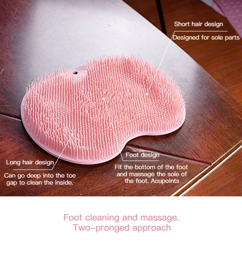 Shower Foot & Back Scrubber, Massage Pad