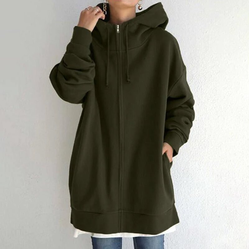 Women Cozy Winter Oversized Pullover Hoodie