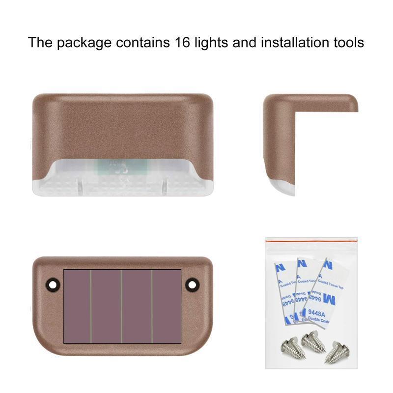 Innovative outdoor waterproof solar embedded light