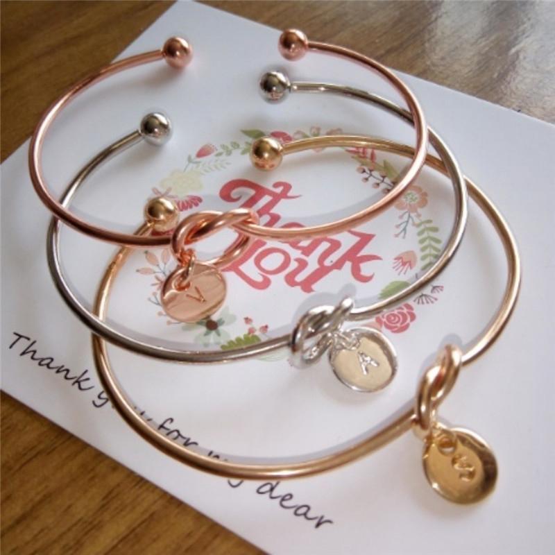 Women’s Bracelet with Letter Pendant