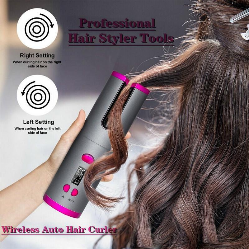 Auto Rotating Ceramic Hair Curler