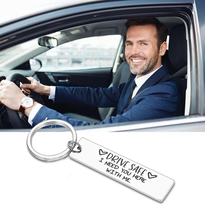 Drive Safe Keychain Gift