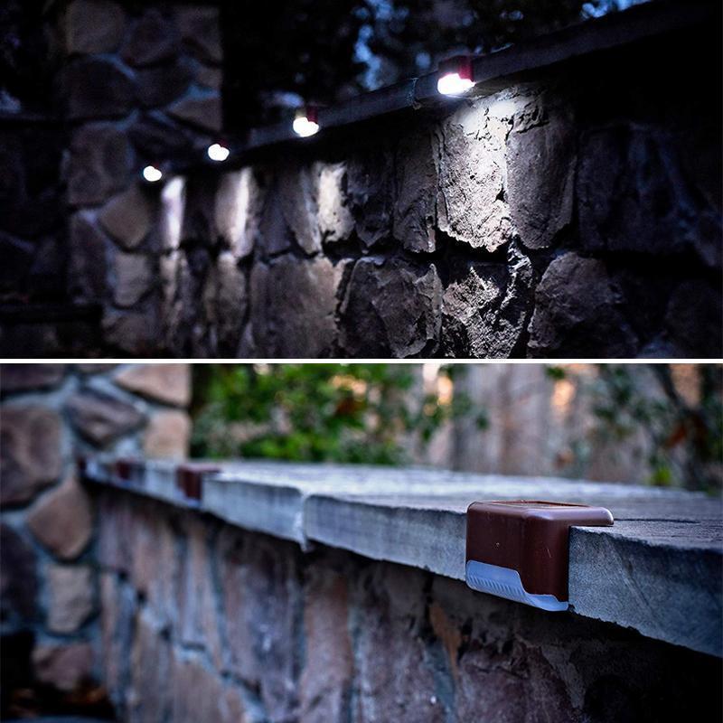 Innovative outdoor waterproof solar embedded light