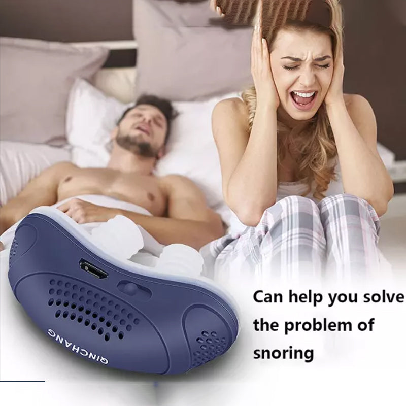 Electric stop snoring device