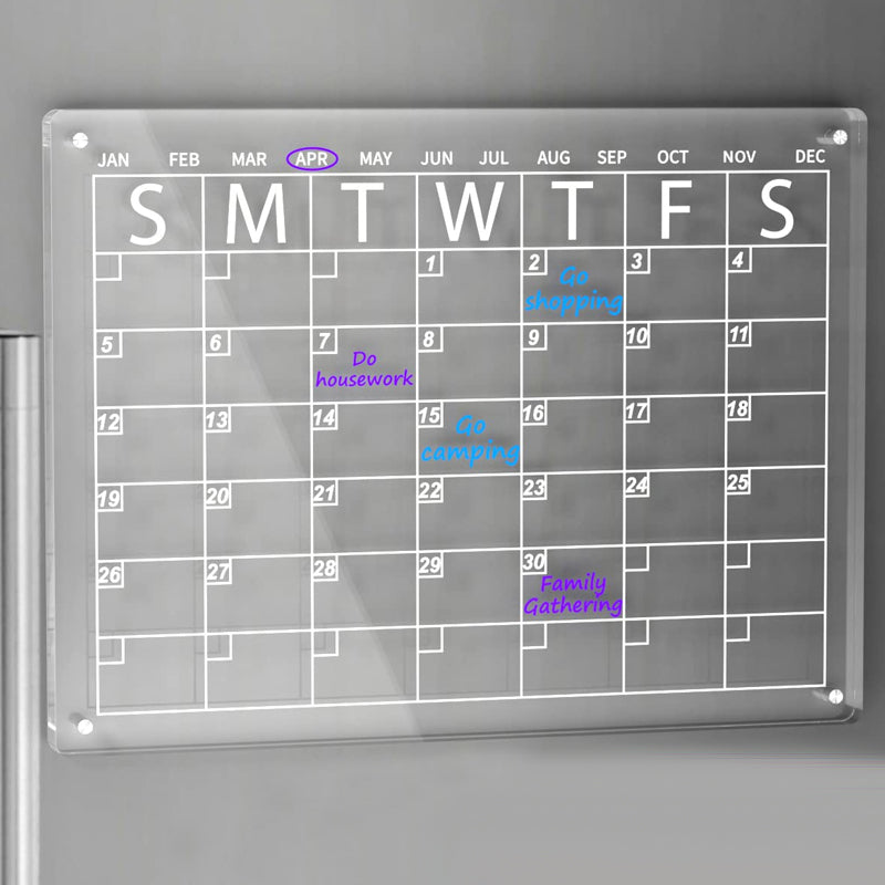 Magnetic Acrylic Calendar
