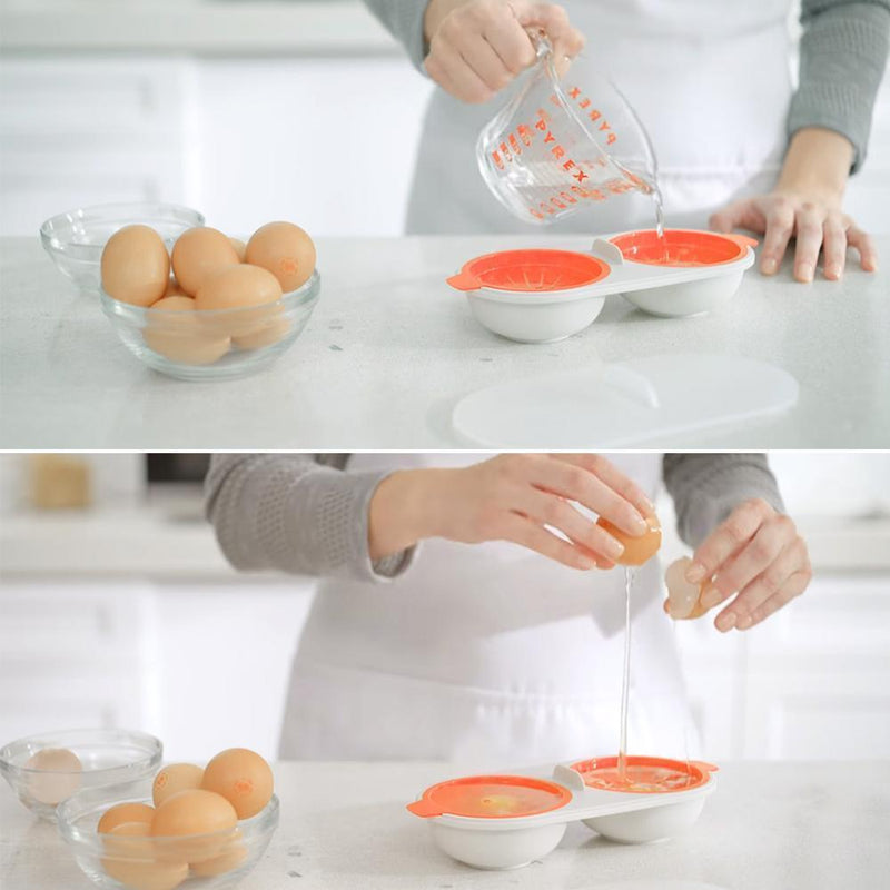 Double Layer Microwave Egg Cooker