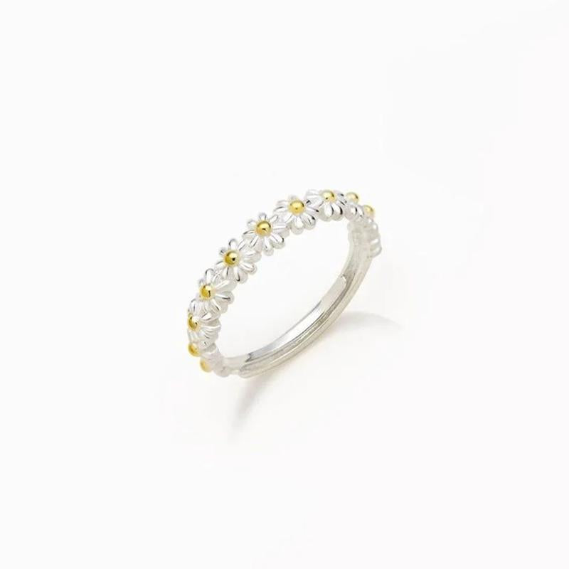 Adjustable Daisy Ring