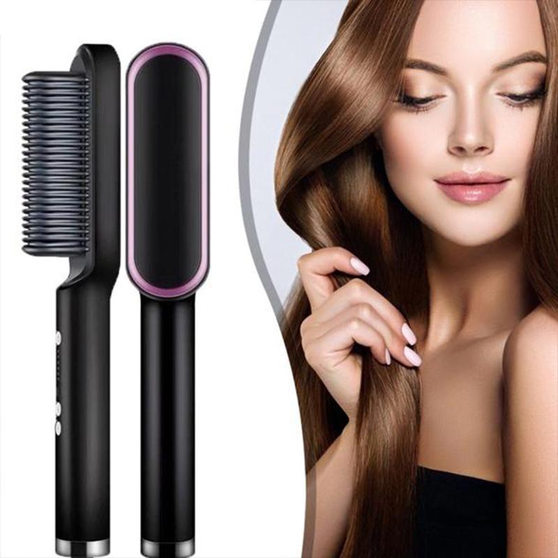 2023 New Hair Straightener Brush