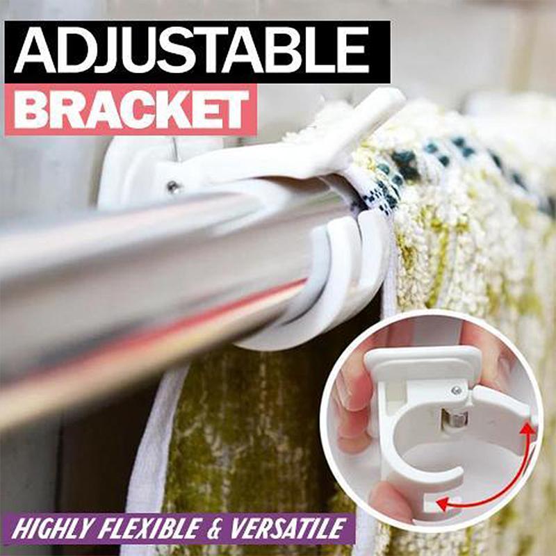 Pre-Sale Nail-free Adjustable Rod Bracket Holders (2pcs)