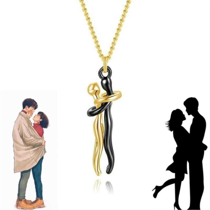 Fortunately owning you--Hug Necklace💗