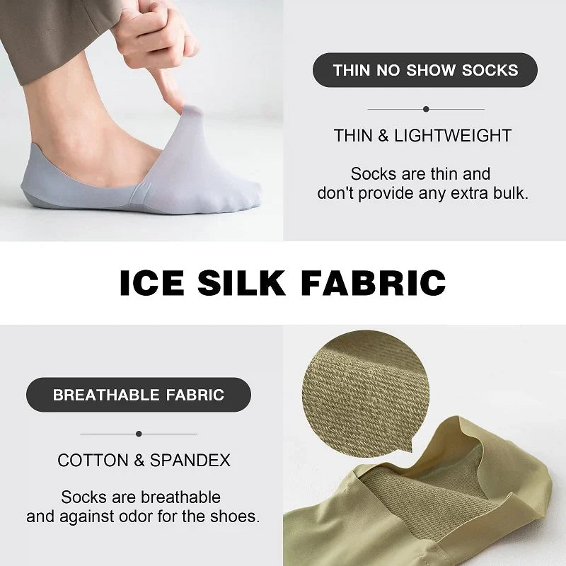 Non-slip Invisible Boat Socks(3 pairs)