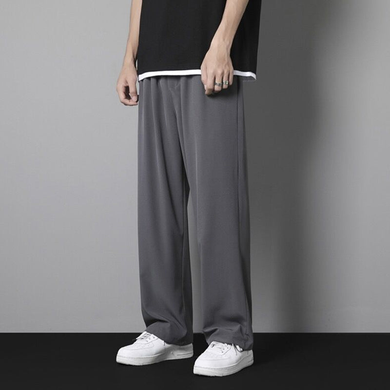 Men's Long Ice Silk Pants