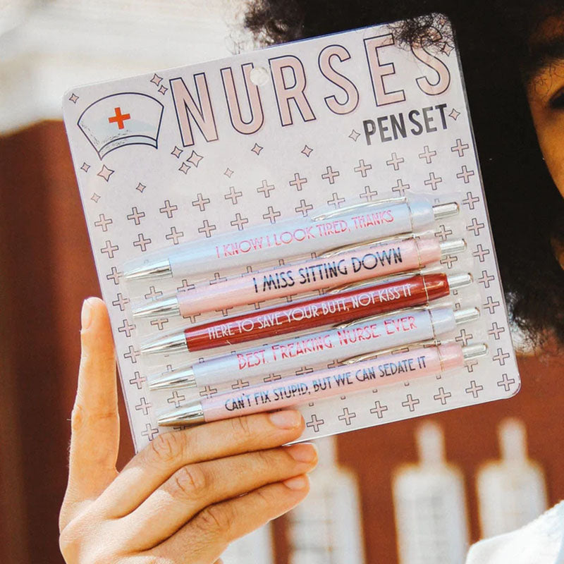 Funny Nurses Pens Set(set of 5)