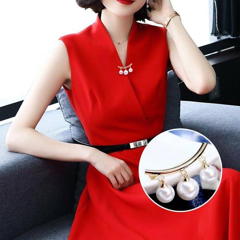 ❤Hot Sale-Nail-free Pearl Scarf Ring Waist Buckle