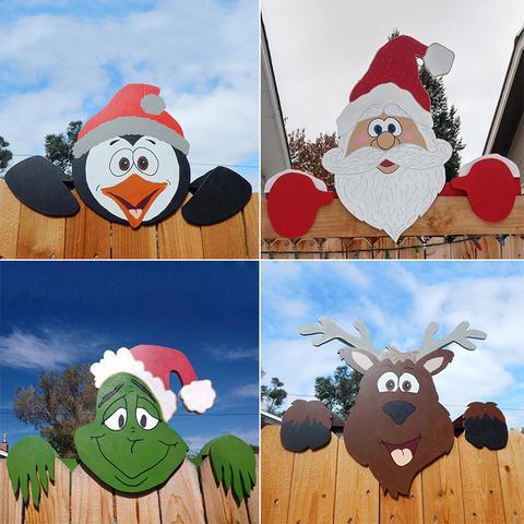 Themed Fence Decoration For Halloween and Christmas!