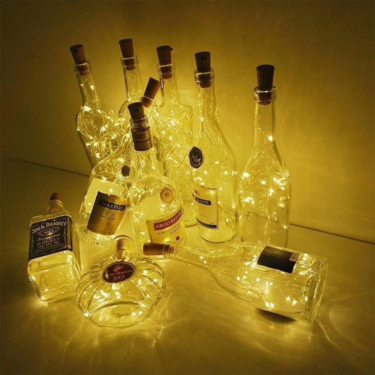 LED bottle light cork night light DIY deco gift